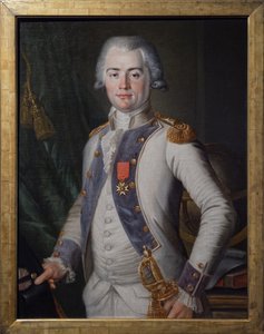 Jean Louis de Lostanges, Infanteriekapitän, ca. 1789-91 von Unknown artist