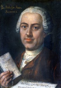 Johann Adolf Hasse, deutscher Komponist 1699-1783. Museo della Scala de Milan