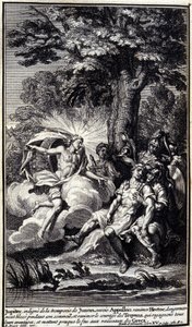 Jupiter, empört über Junos Täuschung, sendet Apollo, um Hektor zu heilen (Illustration aus Buch XV der Ilias von Homer) von Unknown artist