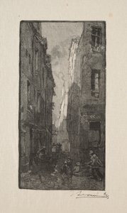 Die Rue des Cordiers von Unknown artist