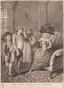 Lady Gorget rekrutiert für Cox Heath von Unknown artist