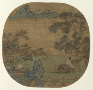 Landschaft mit Figuren von Unknown artist