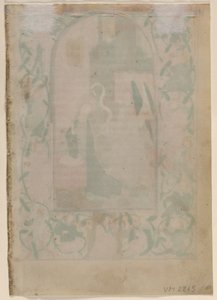 Blatt aus einem Stundenbuch: Leer (verso) von Unknown artist
