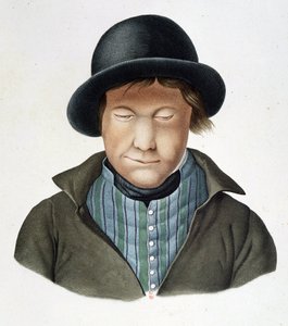 Aussätzige von Island, um 1840, B.N.