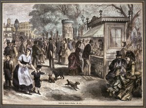 Leben in Berlin, 2. Hälfte des 19. Jahrhunderts von Unknown artist