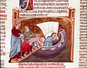 Beladung eines Schiffes zur Zeit von Kaiser Justinian von Unknown artist