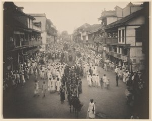 Ankunftsprozession von Lord Tawhurst durch die Lord Harris Road