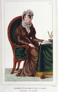 Madame de Genlis - Porträt von Stéphanie Félicité de Genlis (Saint-Aubin)