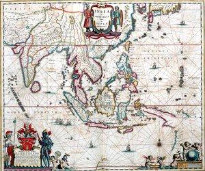 Karte von Asien aus dem Blaeu-Atlas von Unknown artist