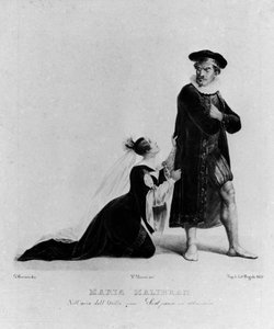 Maria Garcia genannt die Malibran (1808-1836) Sängerin in „Otello“ von Giuseppe Verdi: „Padre se me abbandoni...“