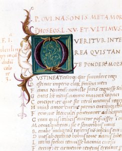 Metamorphosen von Ovid. Manuskript aus dem 15. Jahrhundert. Comunale Bibliothek von Rimini von Unknown artist