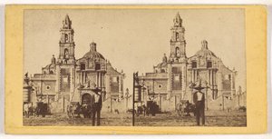 Mexiko (Südamerika) Kirche St. Dominique, in Mexiko von Unknown artist