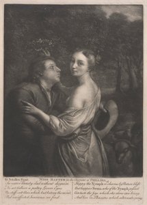 Miss Rafter (1711-1785) in der Rolle der Phillida von Unknown artist