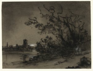 Mondlichtszene von Unknown artist