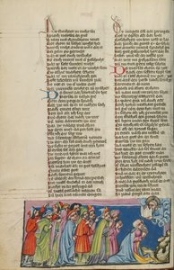 Moses und die siebzig Ältesten vor Gott von Unknown artist