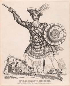 Mr. Macready als Macbeth von Unknown artist