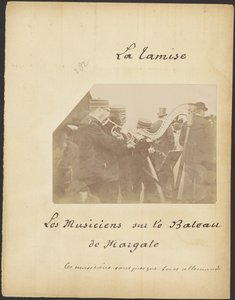 Musiker auf dem Boot von Margate von Unknown artist