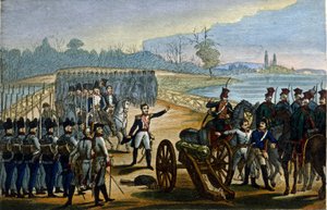 Napoleonischer Krieg. Wien: Die Eroberung der Donaubrücken am 13.11.1805