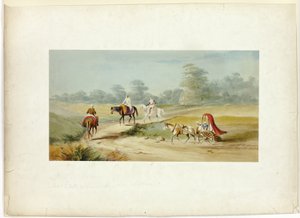 Einheimischer auf Reisen in Indien