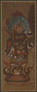 Einer der zwölf Deva: Bishamon-ten (Vaisravana)