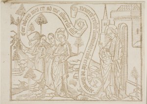 Seite aus dem Canticum Canticorum (Das Hohelied Salomos)