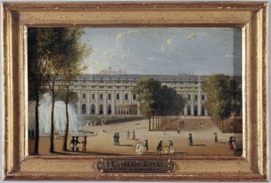 Gärten des Palais-Royal, ca. 1820, heutiges 1. Arrondissement, zwischen 1815 und 1825