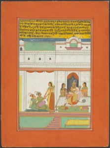 Panchama Ragini, Seite aus einem Jaipur Ragamala Set