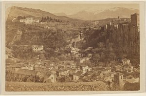 Panoramablick um die Alhambra von Unknown artist