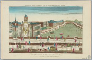 Guckkasten, Veue et Perspective de la Samaritaine de Paris, Nr. 62 von Unknown artist