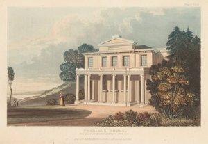 Perridge House: Der Sitz von Henry Limbrey Toll, Esq. von Unknown artist