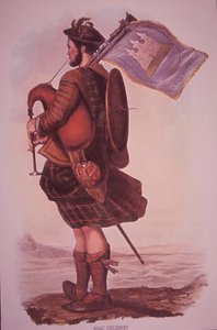Pfeifer des Clans MacCriumin von Unknown artist