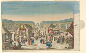 Place Vendôme während der Messe von Saint-Ovide, Paris