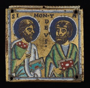 Plakette: Simon und Thaddäus von Unknown artist