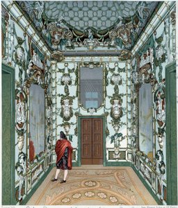 Porzellansalon des Königspalastes von Madrid. 18. Jahrhundert
