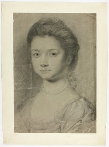 Porträtbüste einer jungen Frau von Unknown artist