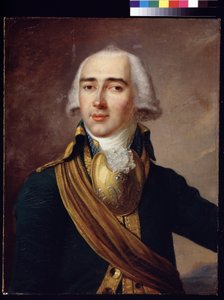 Porträt des Dichters Ivan Dmitriev