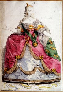Ganzkörperporträt von Katharina II. von Russland