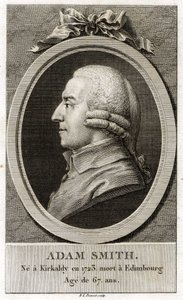 Porträt von Adam Smith (1723 - 1790), schottischer Philosoph und Ökonom.