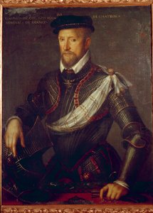 Porträt von Admiral Gaspard de Coligny. Anonymes Gemälde von Unknown artist