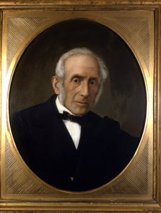 Porträt von Alessandro Manzoni, italienischer Schriftsteller. Anonymes Gemälde. 19. Jahrhundert, Mailand, Casa del Manzoni von Unknown artist