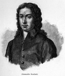 Porträt von Alessandro Scarlatti (1660 - 1725), italienischer Komponist von Unknown artist
