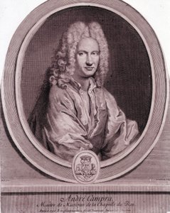 Porträt von André Campra (1660-1744), französischer Komponist