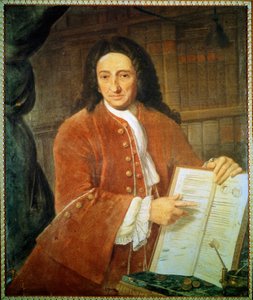 Porträt von Apostolo Zeno, Librettist und Dichter. von Unknown artist