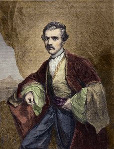 Porträt von Austen Henry Layard (1817-1894), englischer Reisender und Archäologe