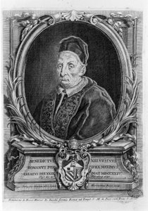 Porträt von Benedikt XIII. (1649 - 1730)