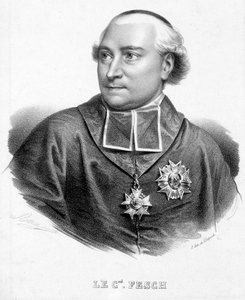 Porträt von Kardinal Joseph Fesch, Onkel von Napoleon Bonaparte (1763-1839). von Unknown artist