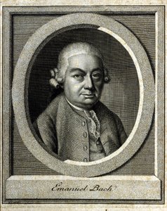Porträt von Carl Philipp Emanuel Bach, genannt der Bach von Berlin und Hamburg, fünftes Kind von Johann Sebastian Bach von Unknown artist