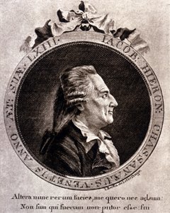 Porträt von Casanova (1725 - 1798) - Porträt im Frontispiz, in Histoire de ma fuite des prisons de la République de Venice, geschrieben in Dux en Bohemia von Unknown artist