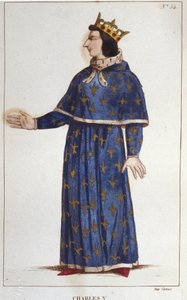 Porträt von Karl V. der Weise (1338 - 1380) (1830)