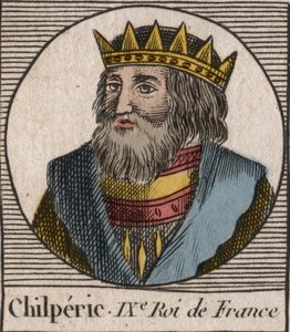Porträt von Chilperich I.